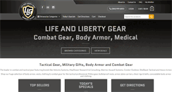 Desktop Screenshot of lifeandlibertygear.com